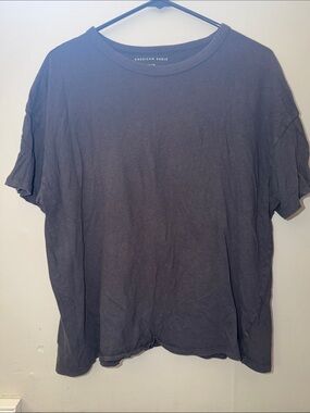 American Eagle Outfitters Crewneck T-Shirt — Charcoal